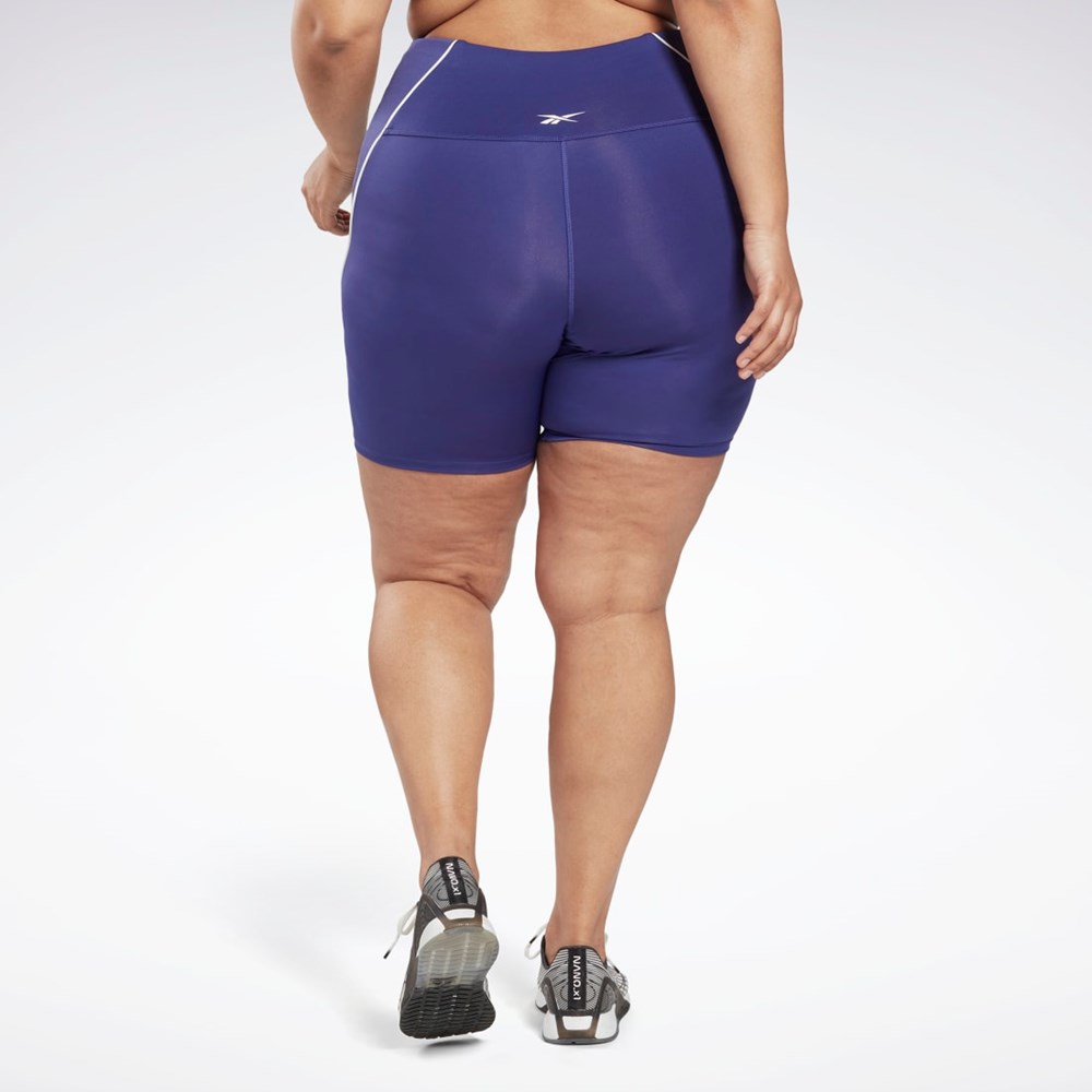 Reebok Workout Ready Poly Shorts (Plus Size) Lila | UQFMB-2807