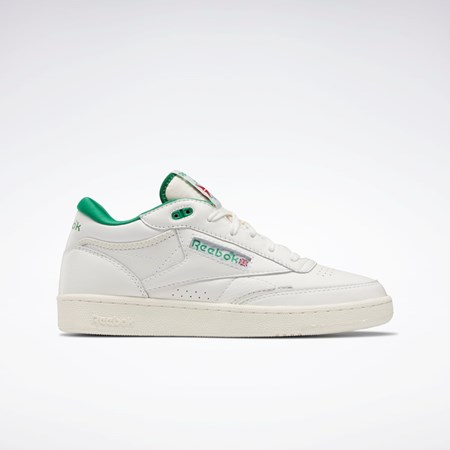 Reebok Club C Mid II Vintage Shoes Gröna Vita | RVTAJ-4735