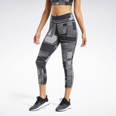 Reebok Lux 3/4 Length 2 Leggings Svarta Grå | ZUNCY-6813
