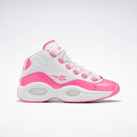 Reebok Question Mid Shoes - Grade School Rosa Vita Rosa | QVZCF-0874
