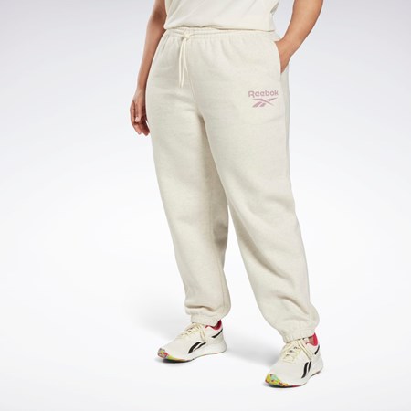 Reebok Reebok Identity Logo Fleece Joggers (Plus Size) Vita | ZSBVY-9502