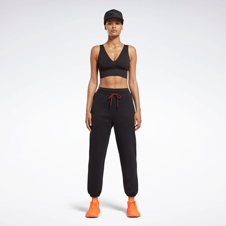 Reebok Victoria Beckham Hetero Leg Joggers Svarta Orange | ZLCEJ-3520