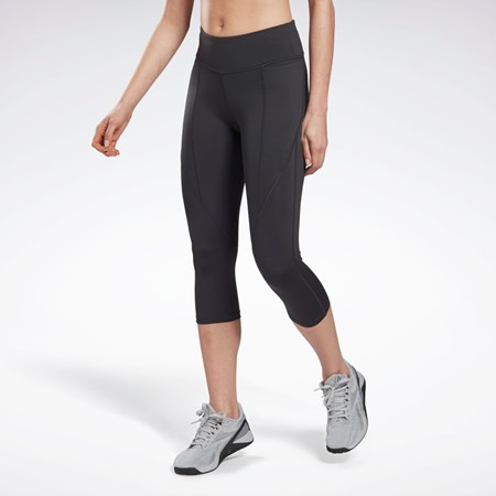 Reebok Workout Ready Pant Program Capri Tights Svarta | CGPNX-2014